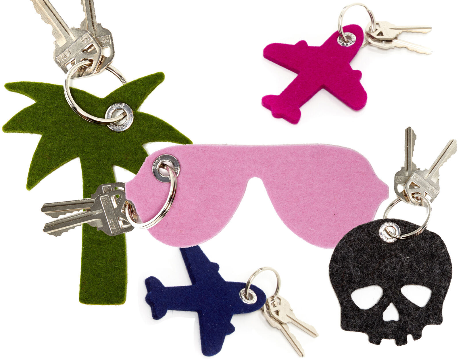 Graf Lantz felt key fobs